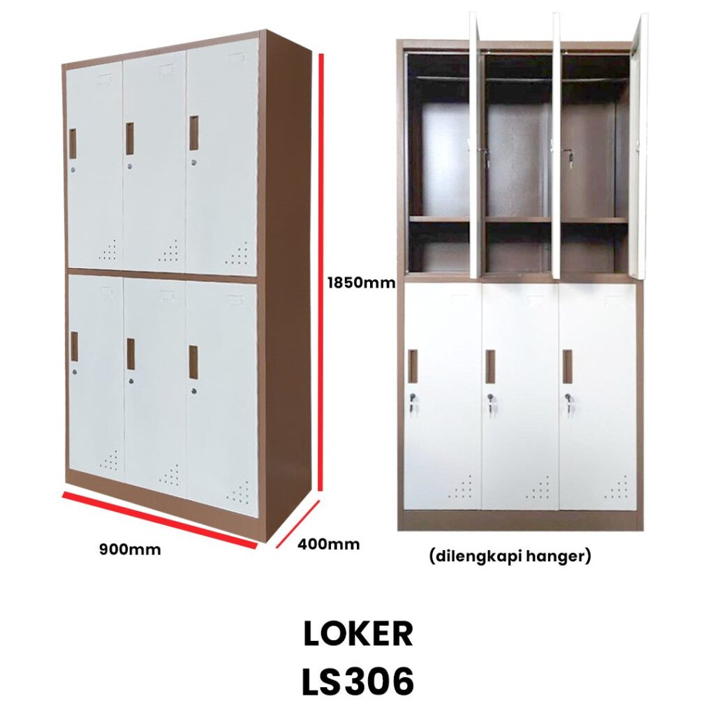 Loker Besi Koenig LS306 6 Pintu