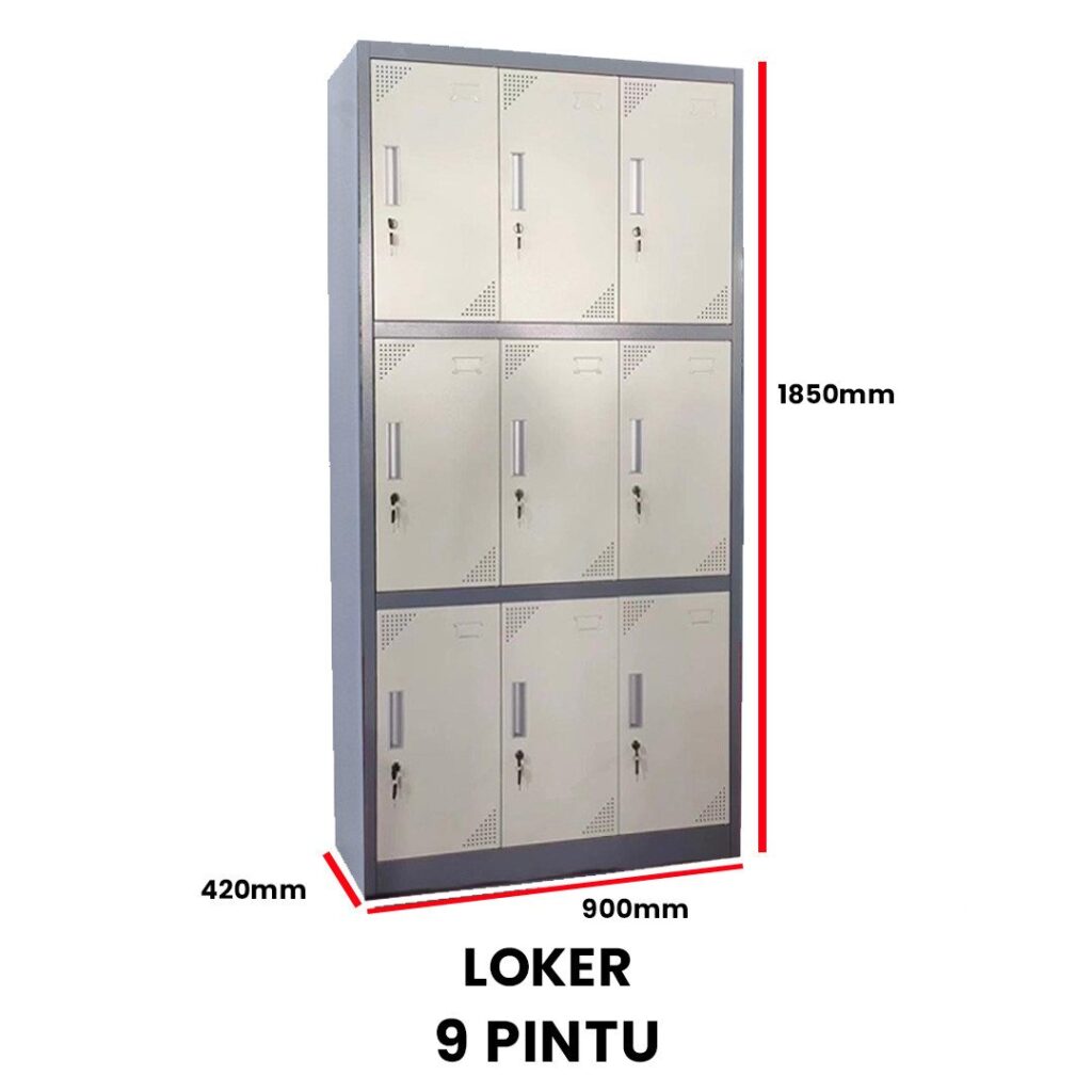 Loker Besi Koenig AAL309 9 Pintu