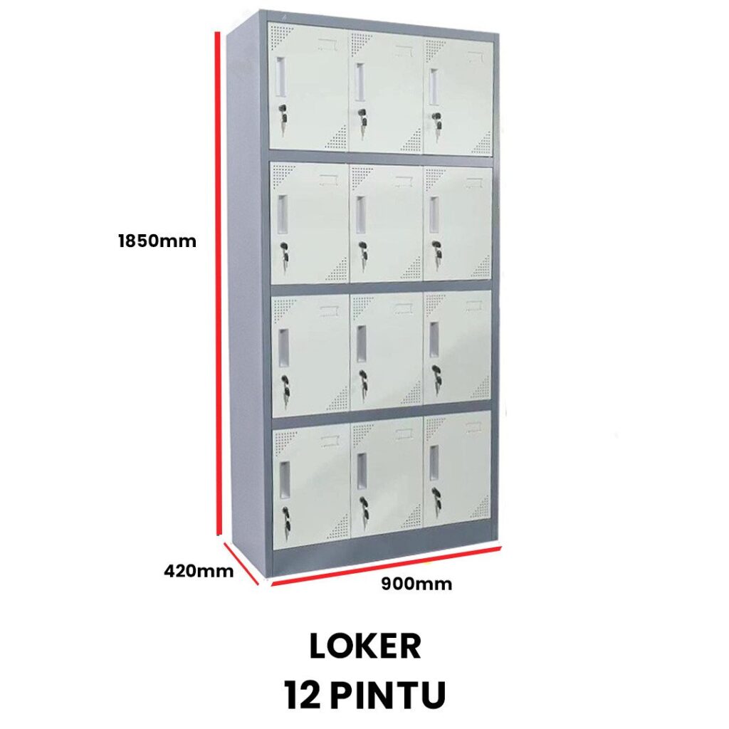 Loker Besi Koenig AAL312 12 Pintu