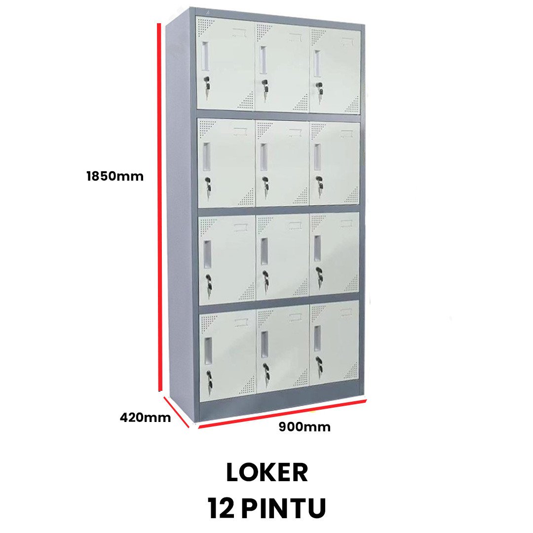 Loker Besi Koenig AAL312 12 Pintu