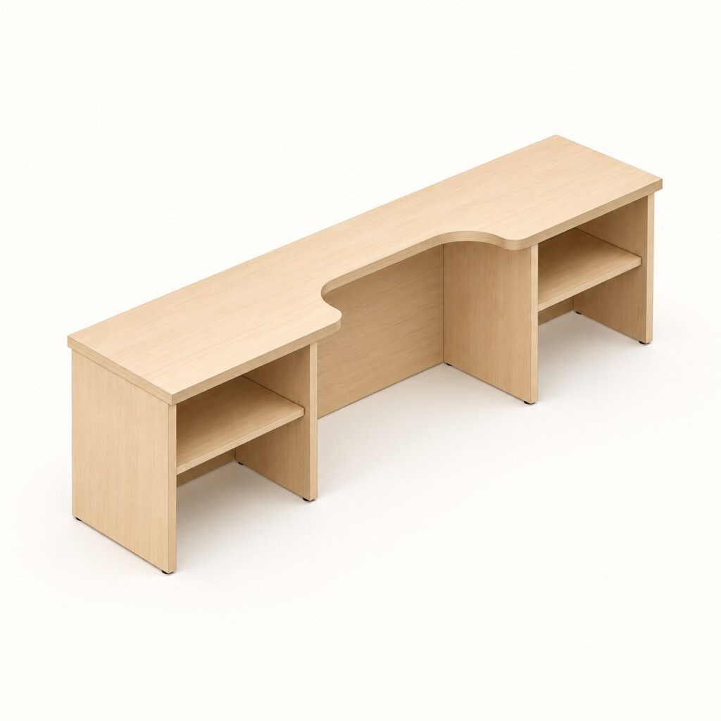 Modul Atas Resepsionis Orbitrend OSA 1040, unit tambahan bagian atas, bukan meja lengkap